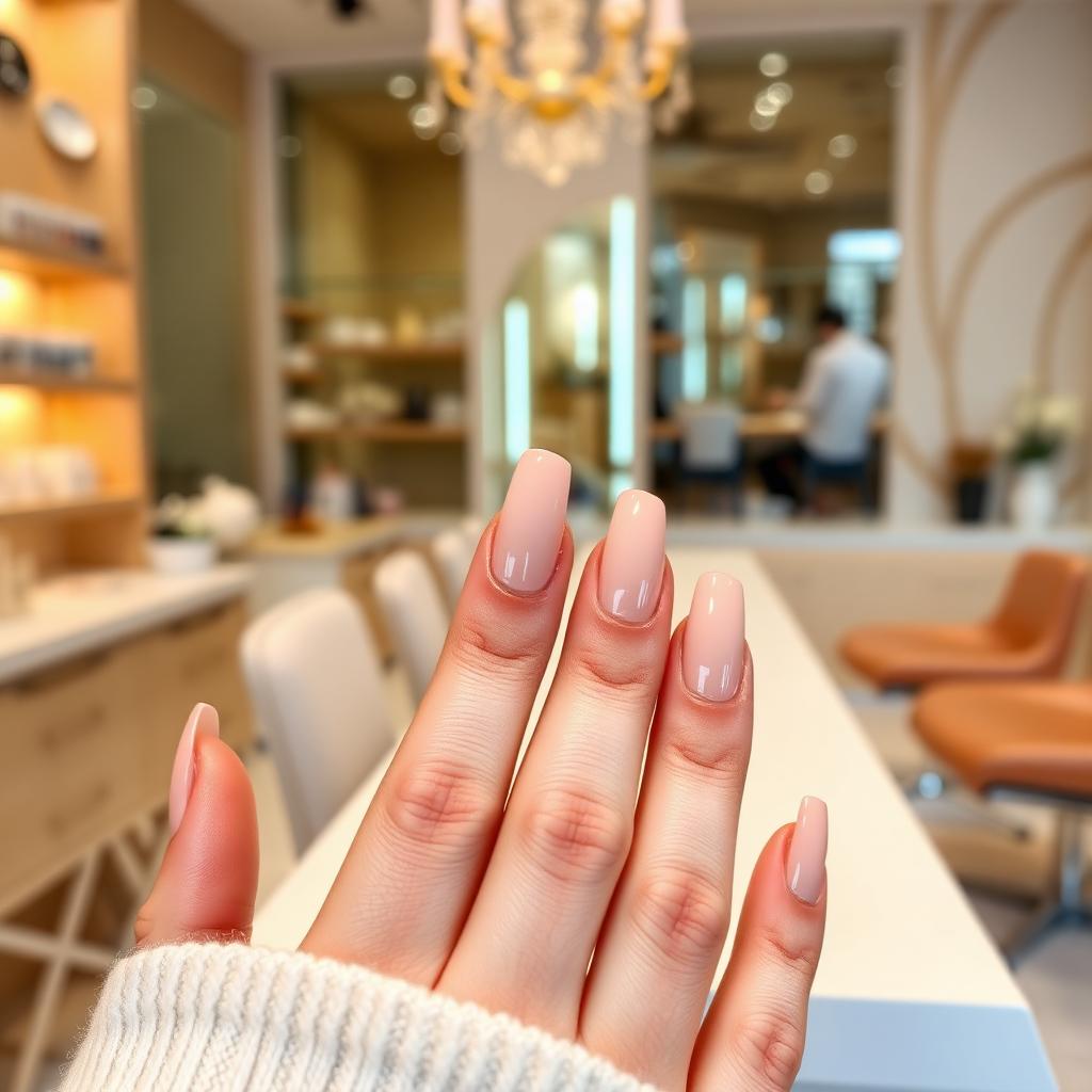Luxury manicure result