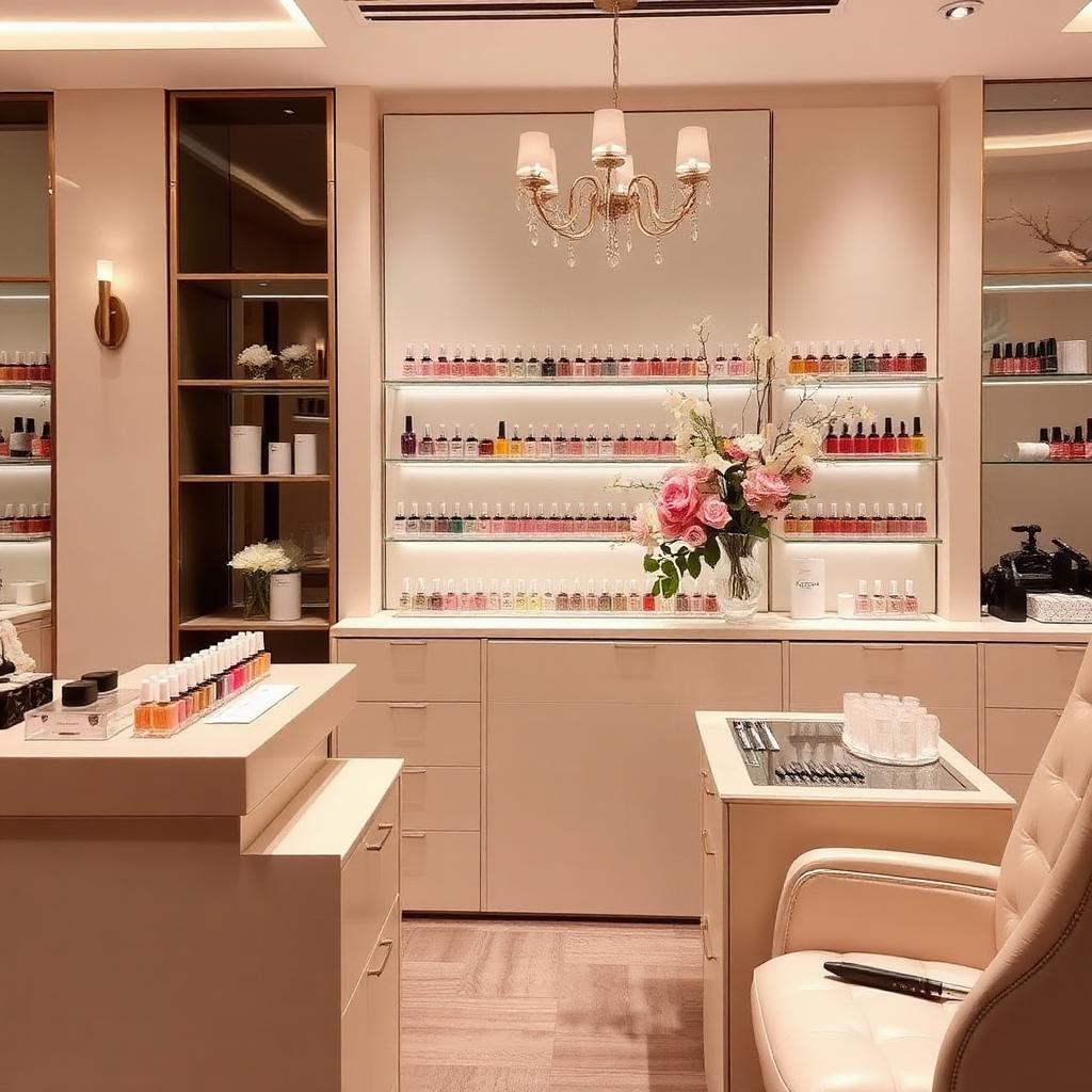 Premium nail station